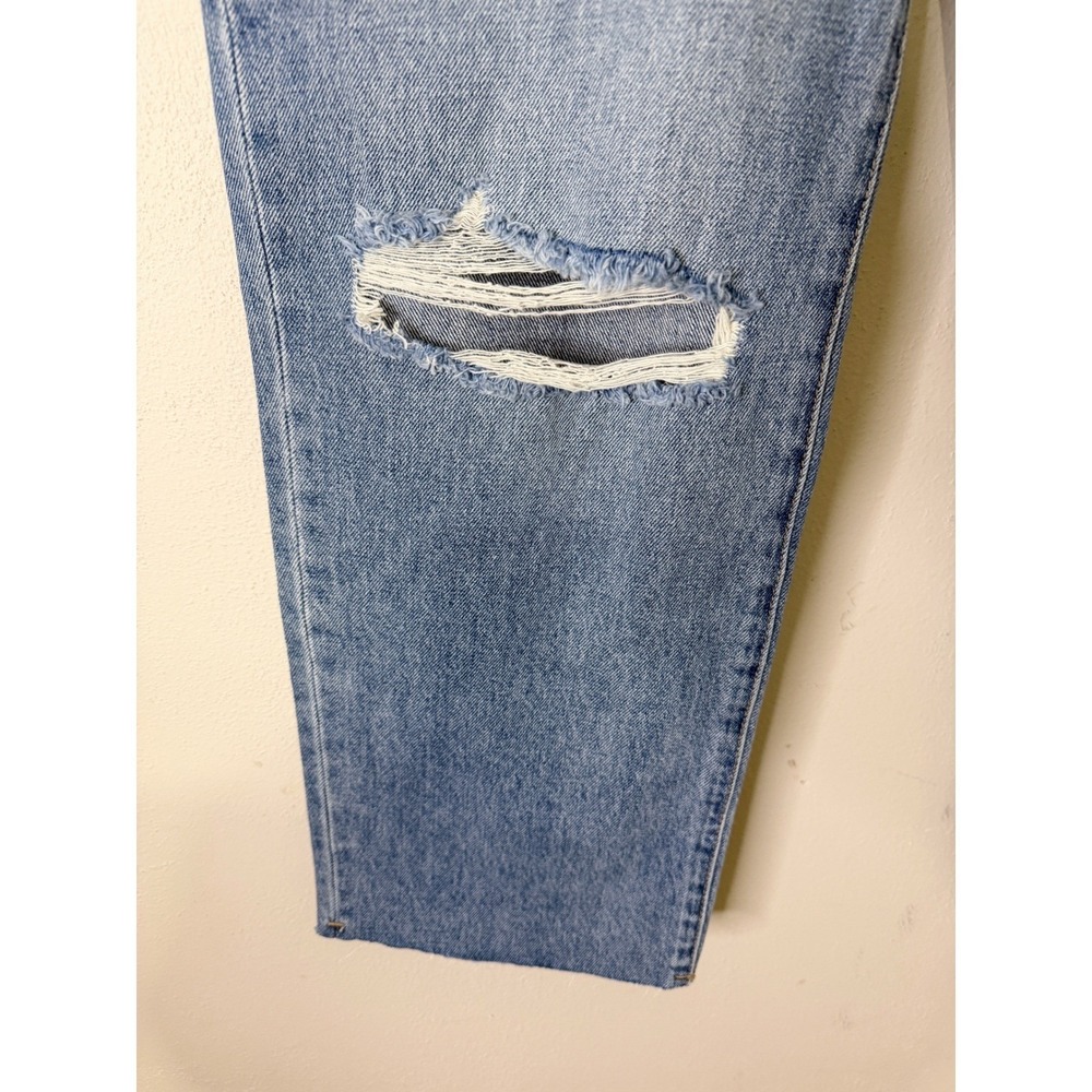 BlankNYC The Baxter Ribcage Straight Leg Jeans High Rise Size 30 Distressed - Picture 10 of 14
